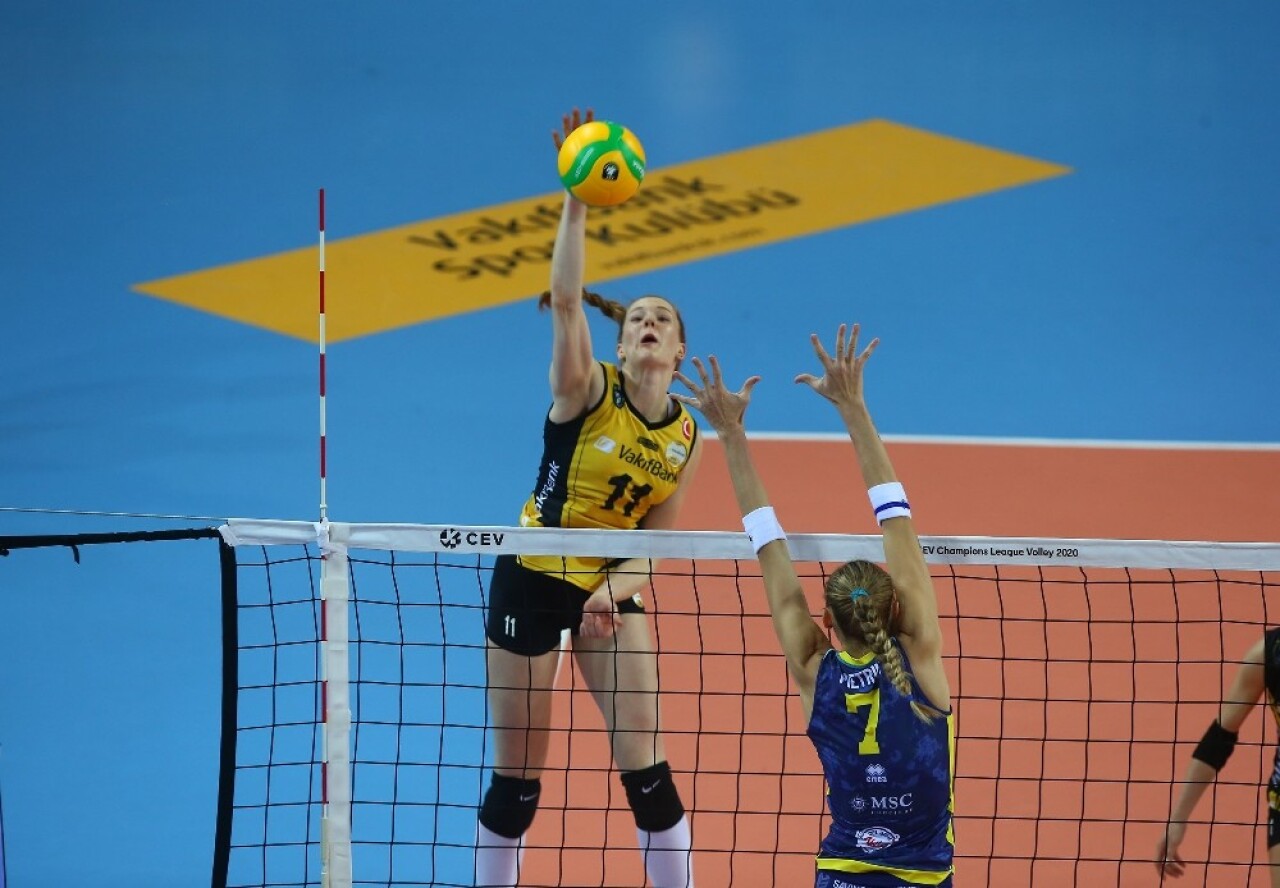 2020 CEV Kadınlar Şampiyonlar Ligi: VakıfBank: 2 - Scandicci: 3