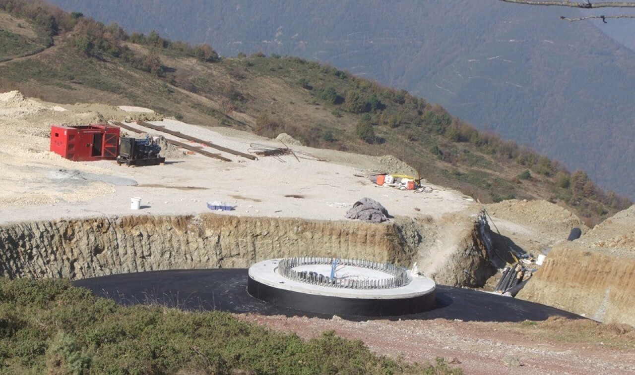 6 adet Rüzgar Enerji Santralleri çalışmaları devam ediyor