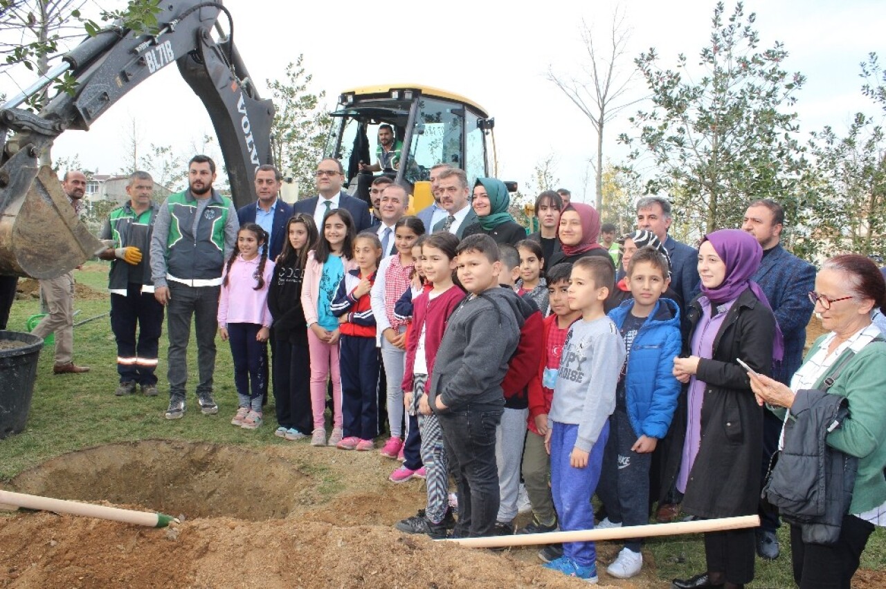 AK Parti Genel Başkan Yardımcısı Kaya, ’Geleceğe Nefes’ için fidan dikti