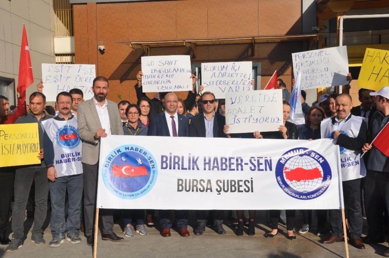 Bursa’da postacıların isyanı