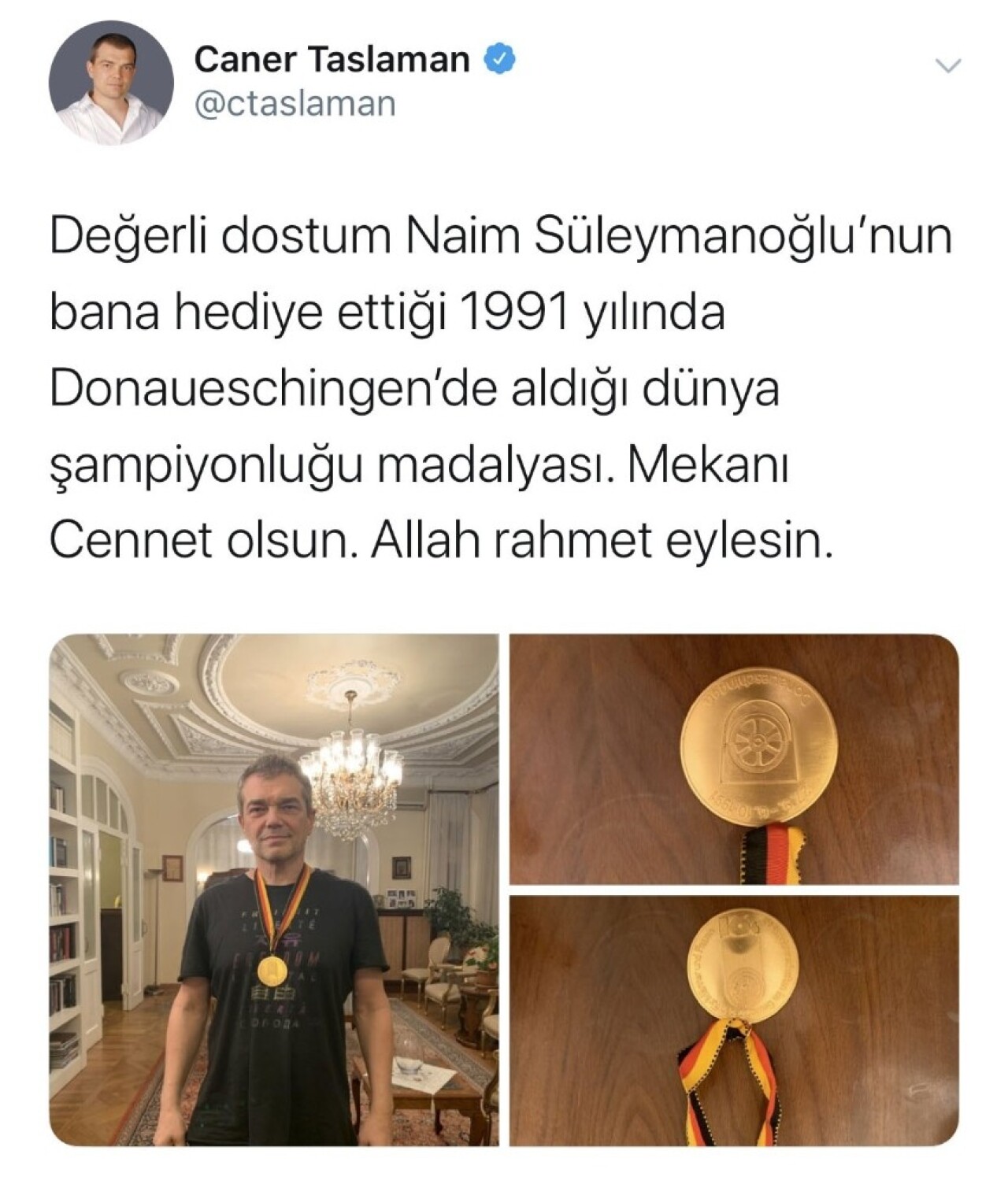 “Cep Herkülü”nün kayıp madalyalarından biri ortaya çıktı