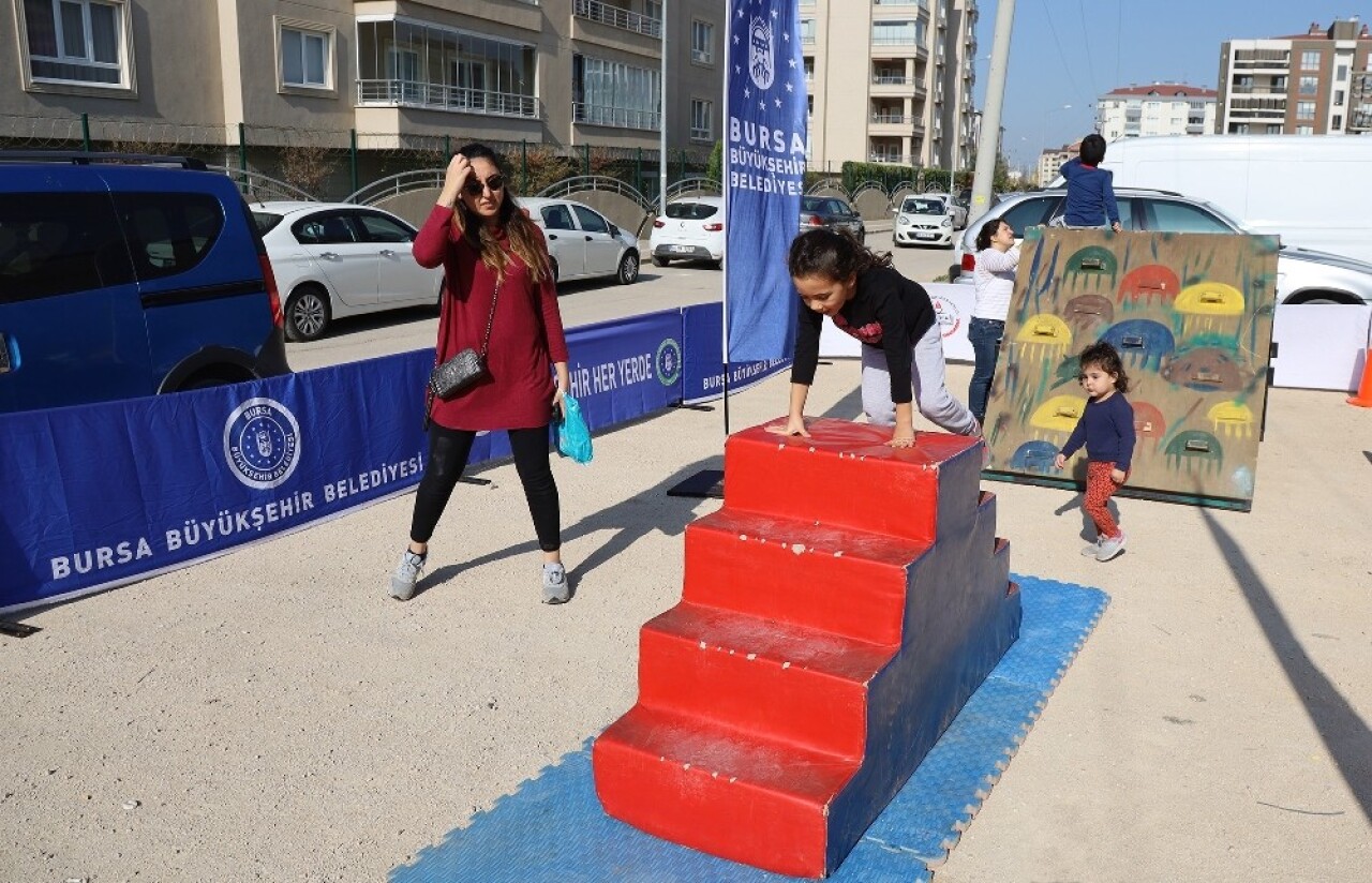 Çocuklar sporla buluştu