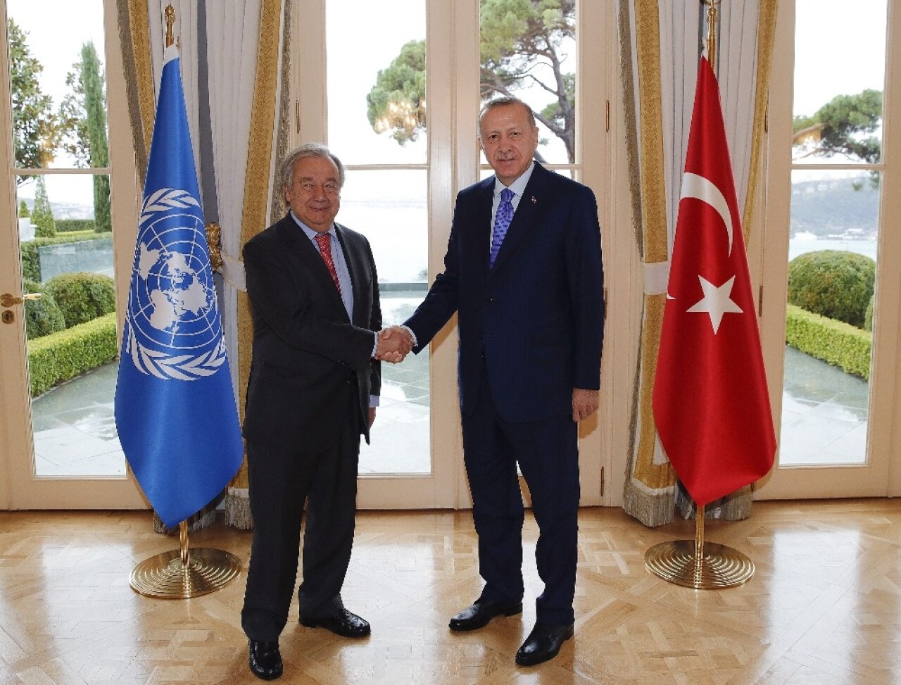 Cumhurbaşkanı Erdoğan, BM Genel Sekreteri Guterres’i kabul etti