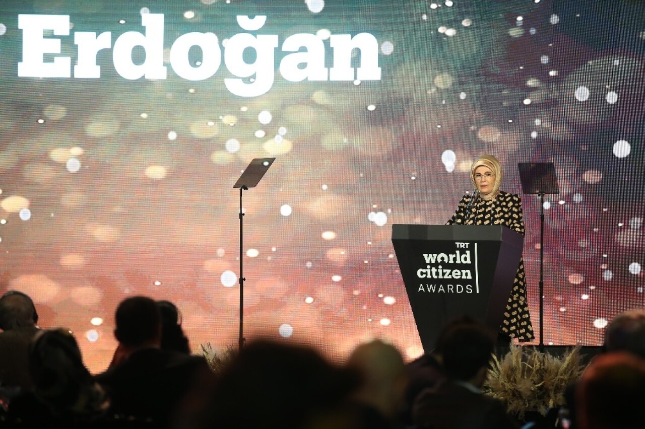 Emine Erdoğan, TRT World Citizen Ödül Törenine katıldı