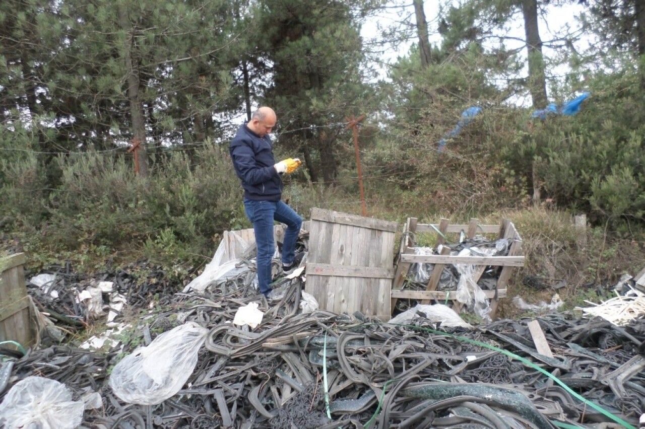 Gebze’de kaçak atıkla mücadele sürüyor