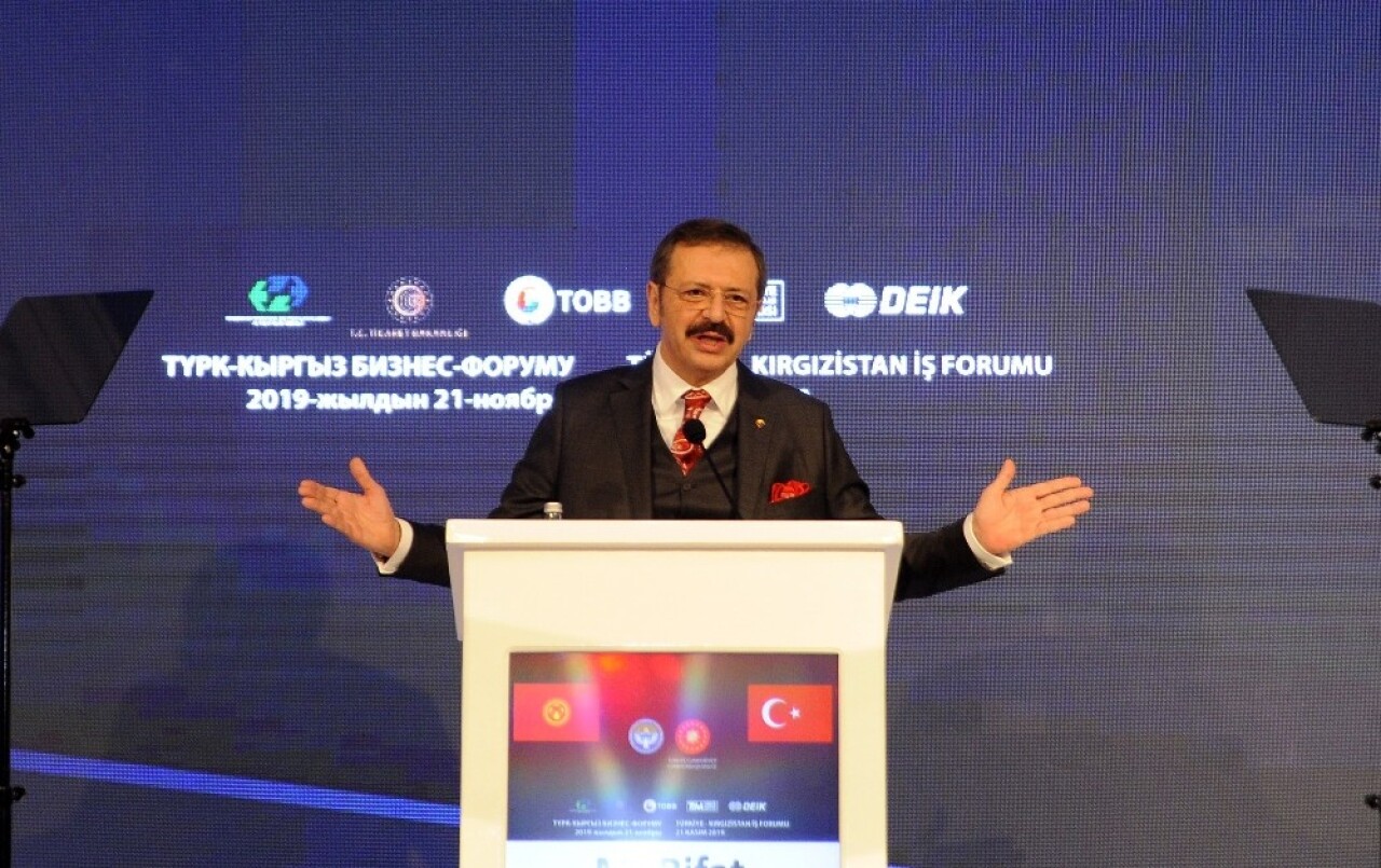 Hisarcıklıoğlu: "Kırgızistan ile çok daha büyük ticaret hacmine ulaşmamızın mümkün"