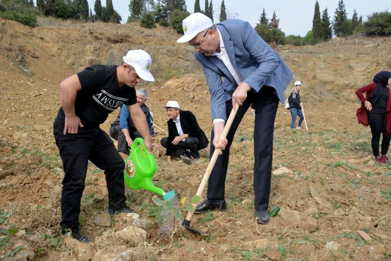 Karacabey’de binlerce fidan toprakla buluştu