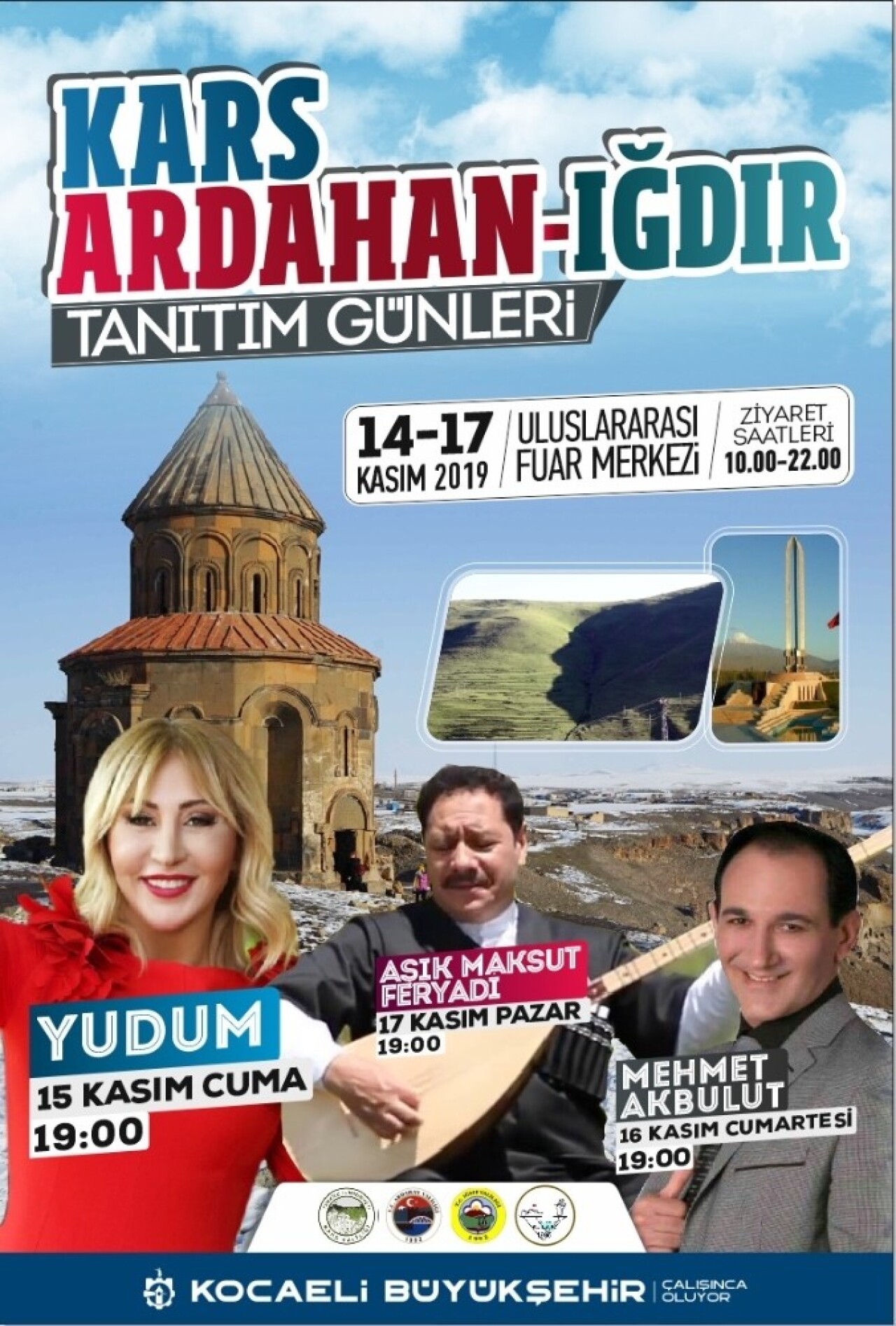 Kars-Ardahan-Iğdır Tanıtım Günleri’nin başlamasına kısa süre kaldı