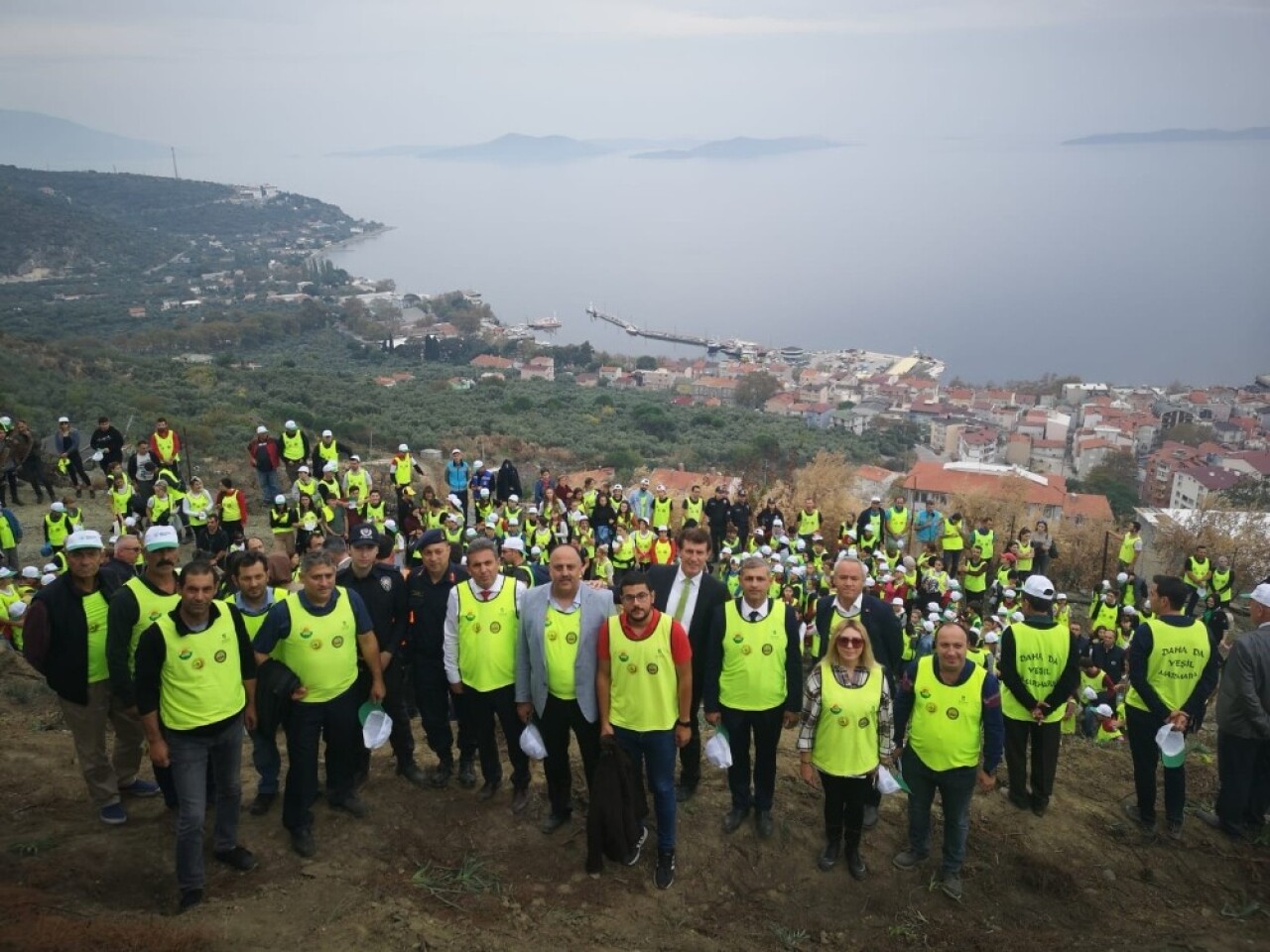 Marmara Adası’nda yangının izleri dikilen fidanlarla silinecek