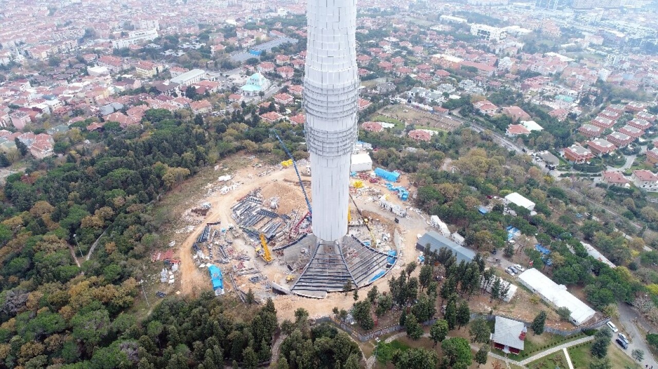 (Özel) İstanbul’un sembolü olacak Çamlıca Kulesi’nde sona yaklaşıldı