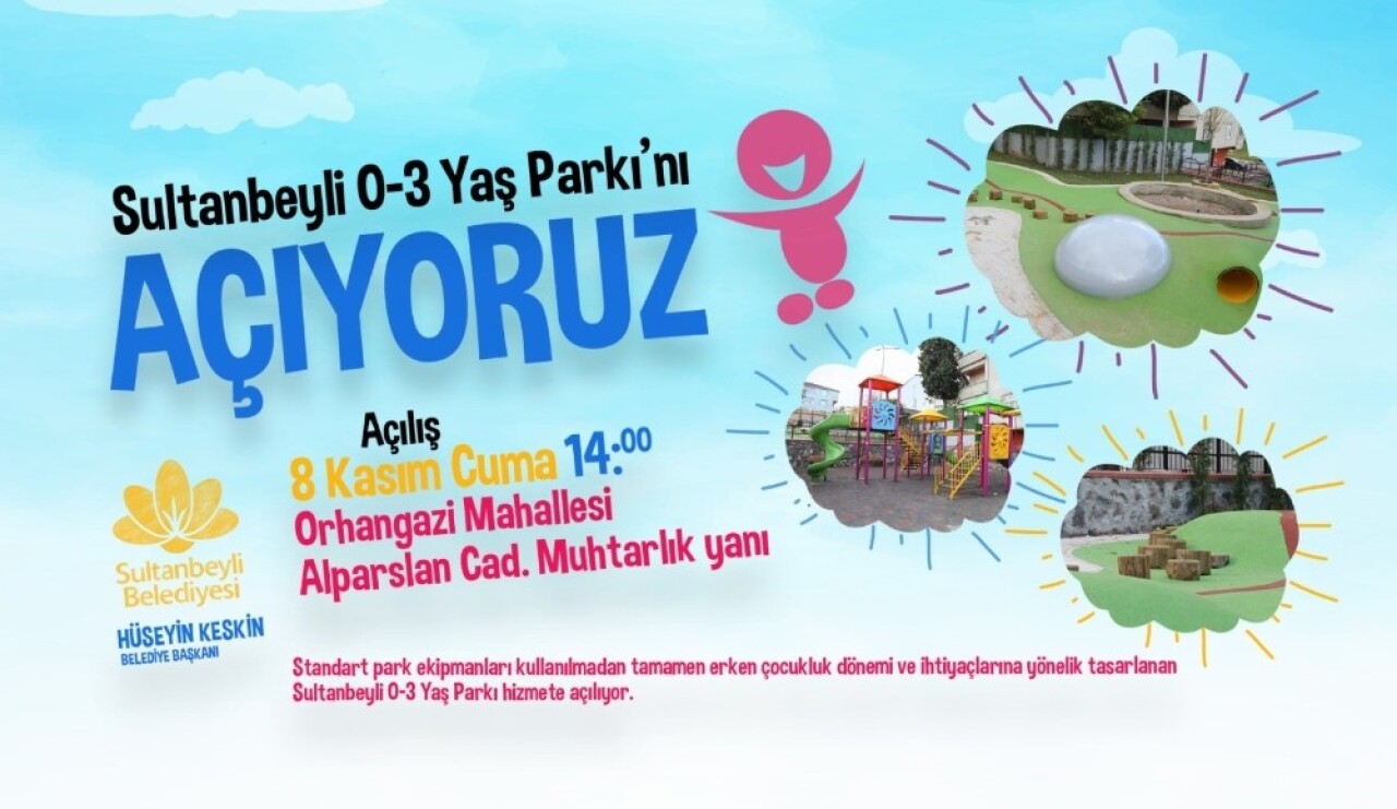 Sultanbeyli’de miniklere özel park