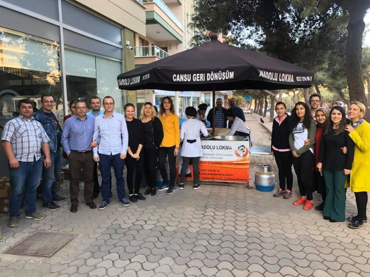 Zeytin hasatı için lokma hayrı