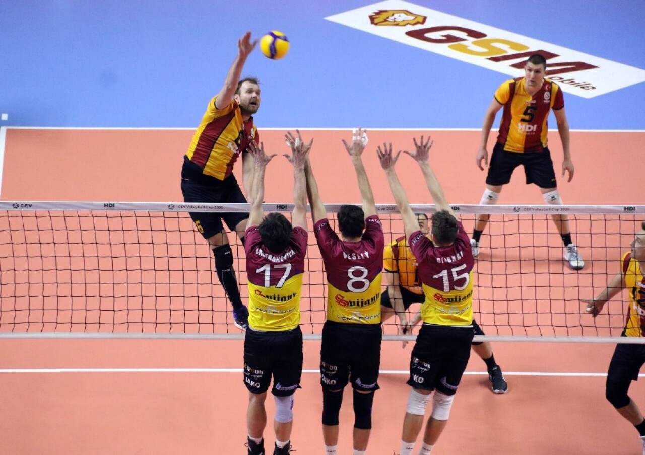 2020 Erkekler CEV Kupası: Galatasaray HDI Sigorta: 3 - Dukla Liberec: 1