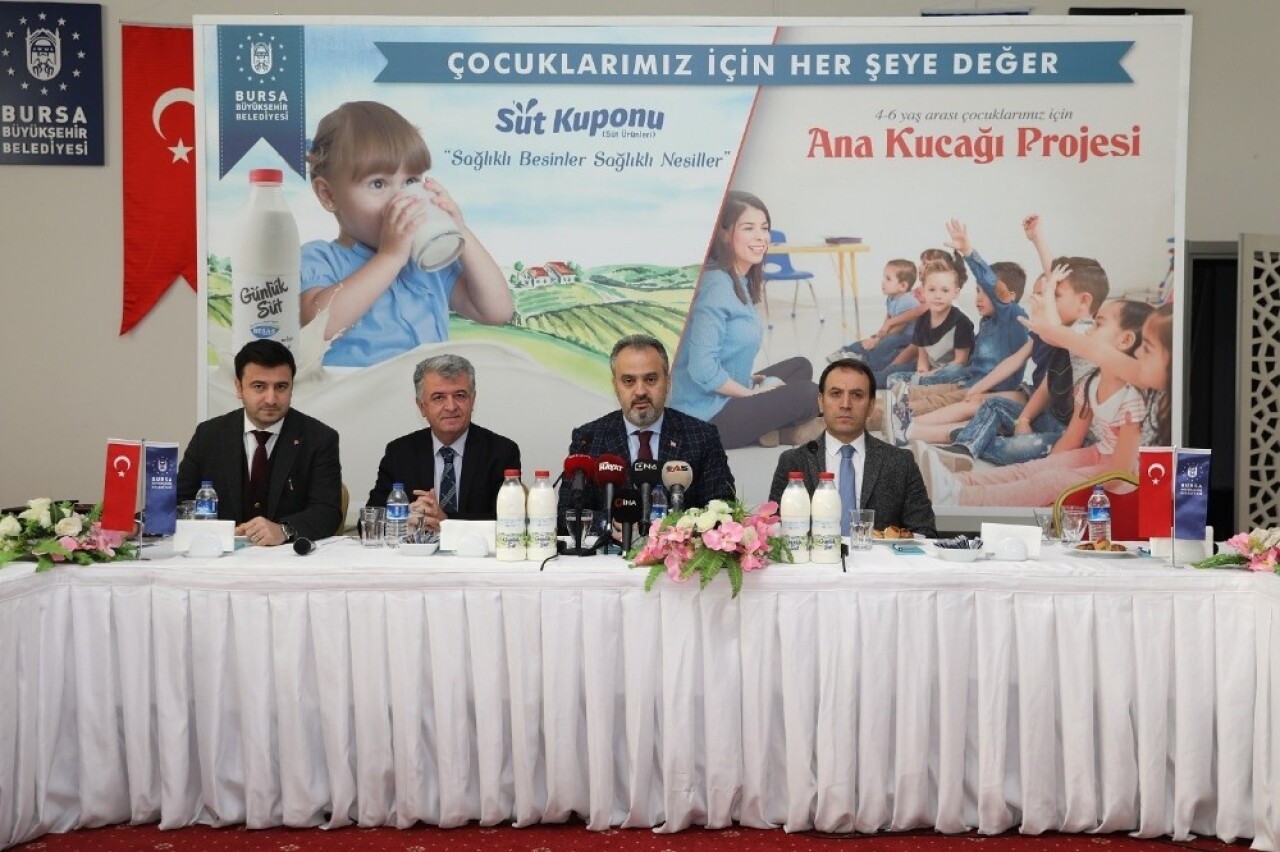 Bursa’da çocuklara ücretsiz süt dağıtılacak