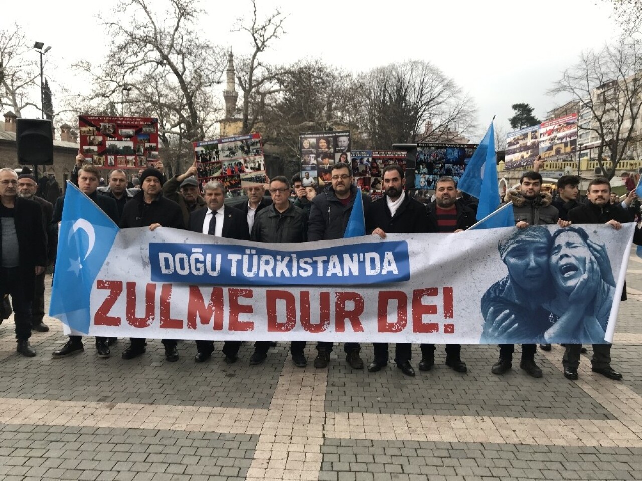 Bursa’da Doğu Türkistan eylemi