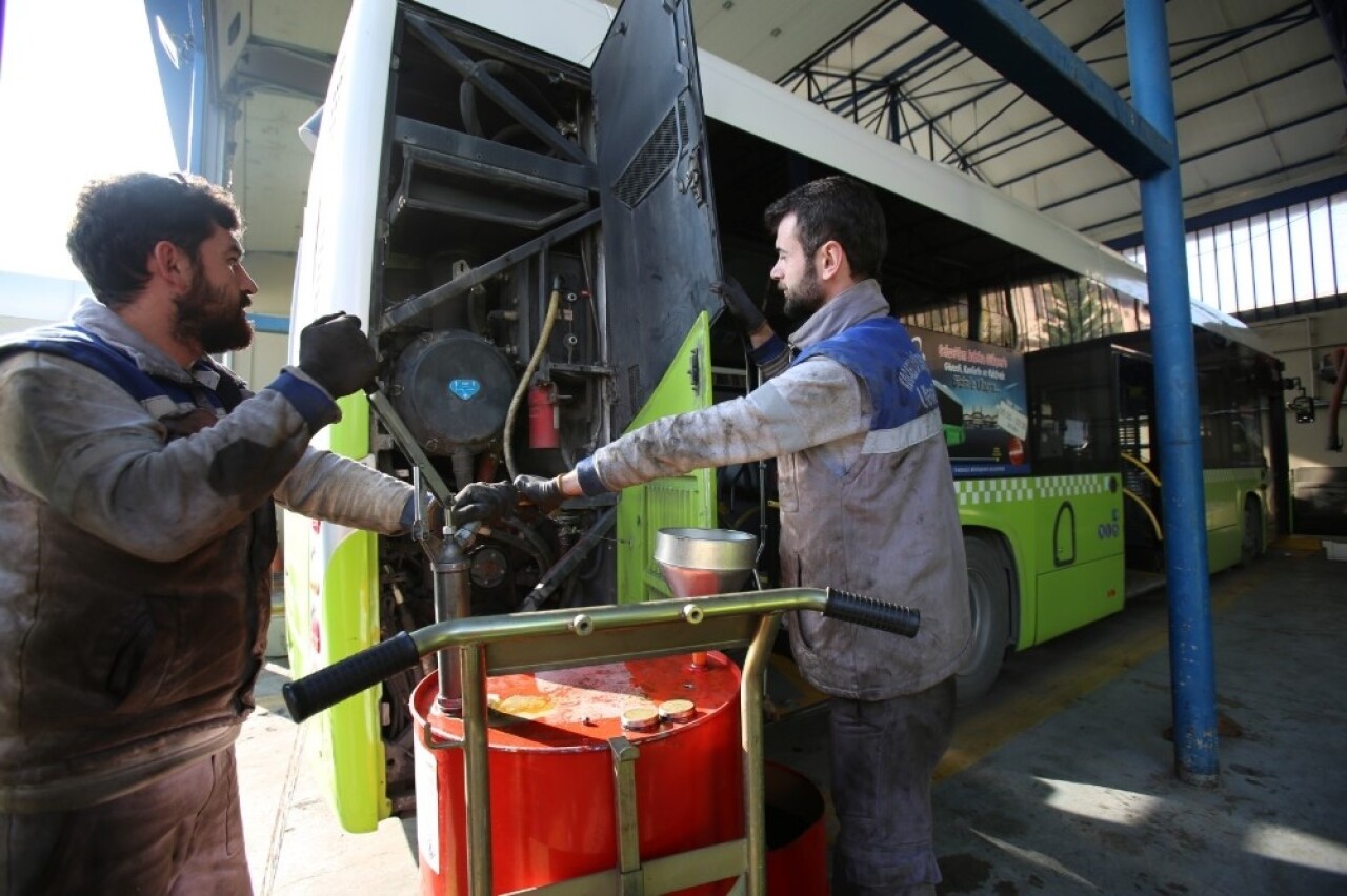 Büyükşehir otobüsleri kışa hazır