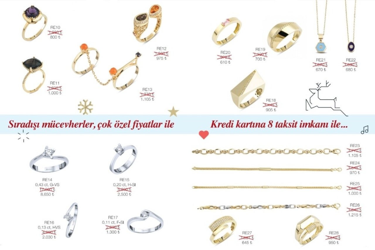 İhraç fazlası mücevherler tüketicilerle buluşuyor