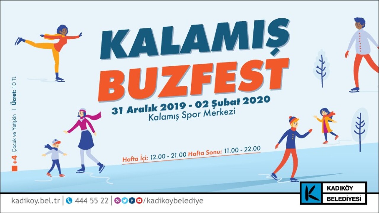 Kadıköy Belediyesi yeni yıla Buzfest ile giriyor