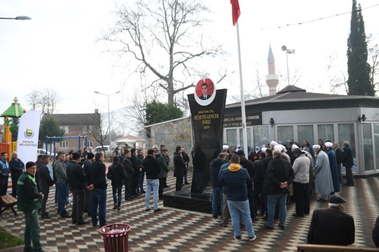Şehit Hüseyin Gencer Parkı hizmete girdi