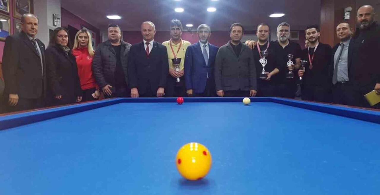 Üç Bant Bilardo Sakarya İl Birinciliği sona erdi