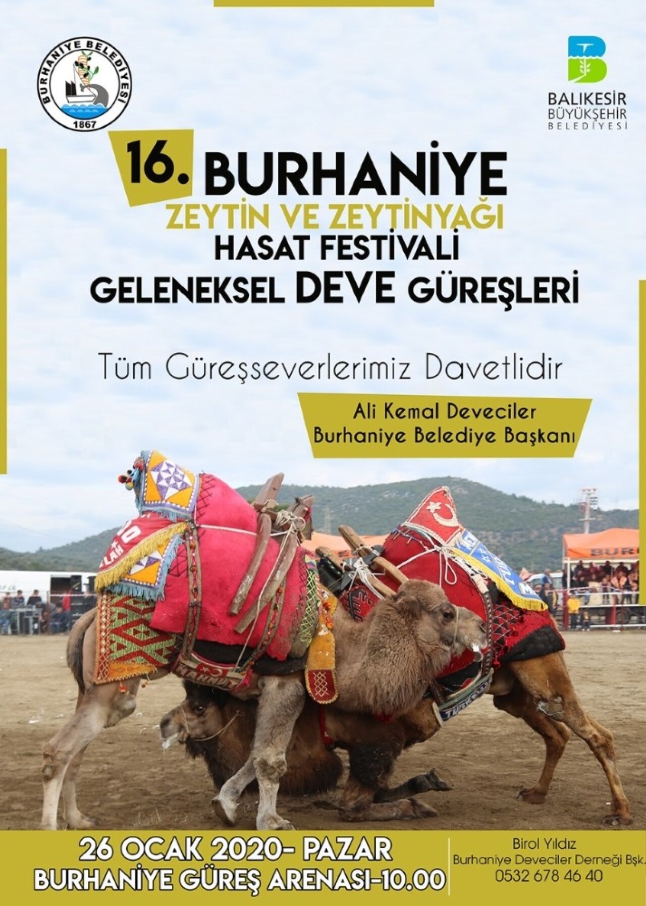 Burhaniye Zeytin ve Zeytinyağı Festivaline hazırlanıyor