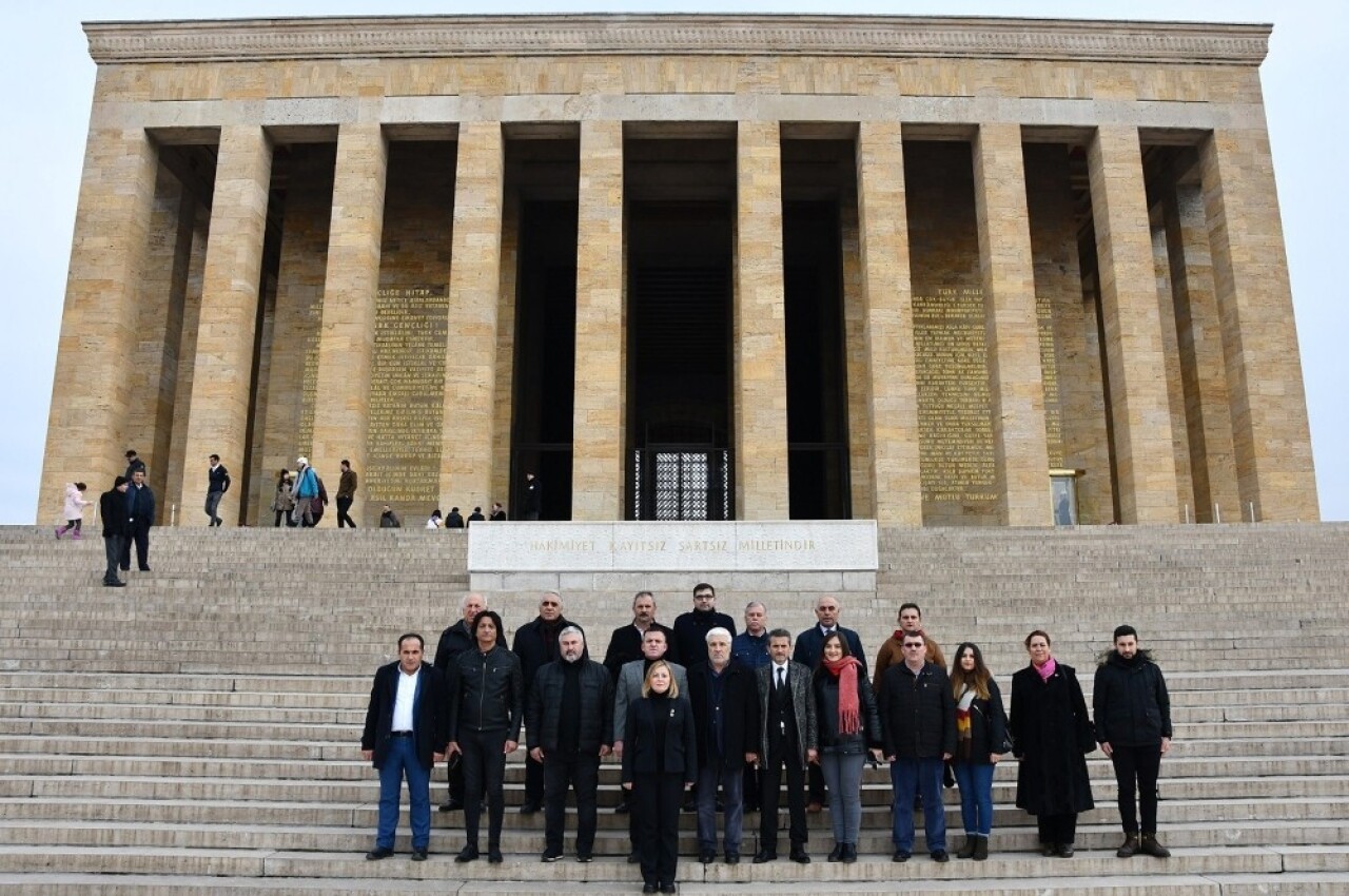 Büyükçekmeceli muhtarlardan Anıtkabir ziyareti