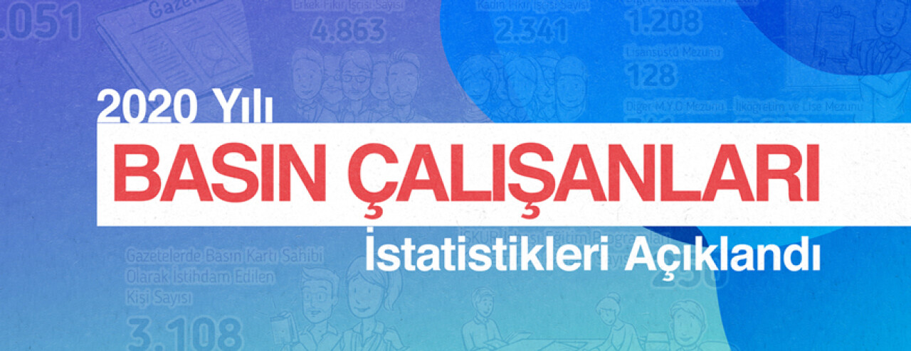 BİK, 2020 basın çalışanları istatistiklerini açıkladı