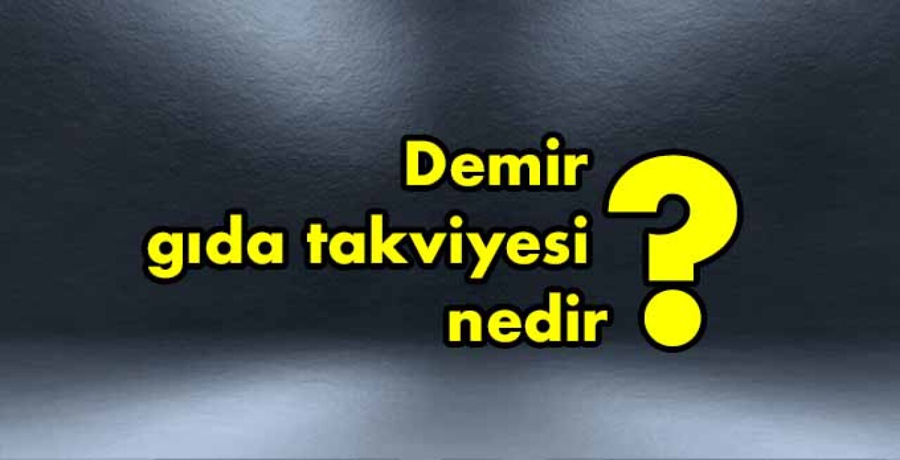 Demir gıda takviyesi