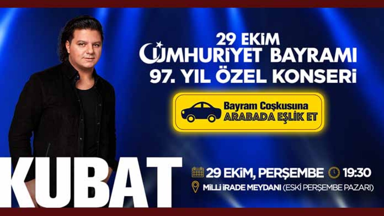 Kubat, 29 Ekim'de Kocaeli'nde konser verecek