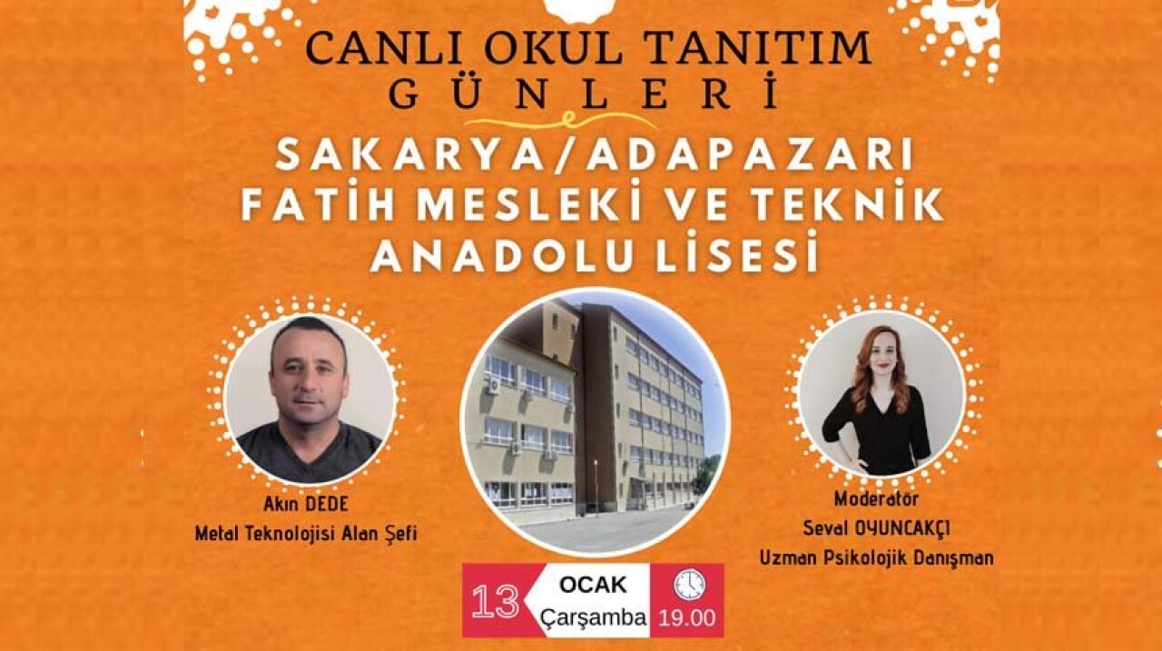 Adapazarı İlçe MEM “Canlı Okul Tanıtım Günleri” Devam Ediyor