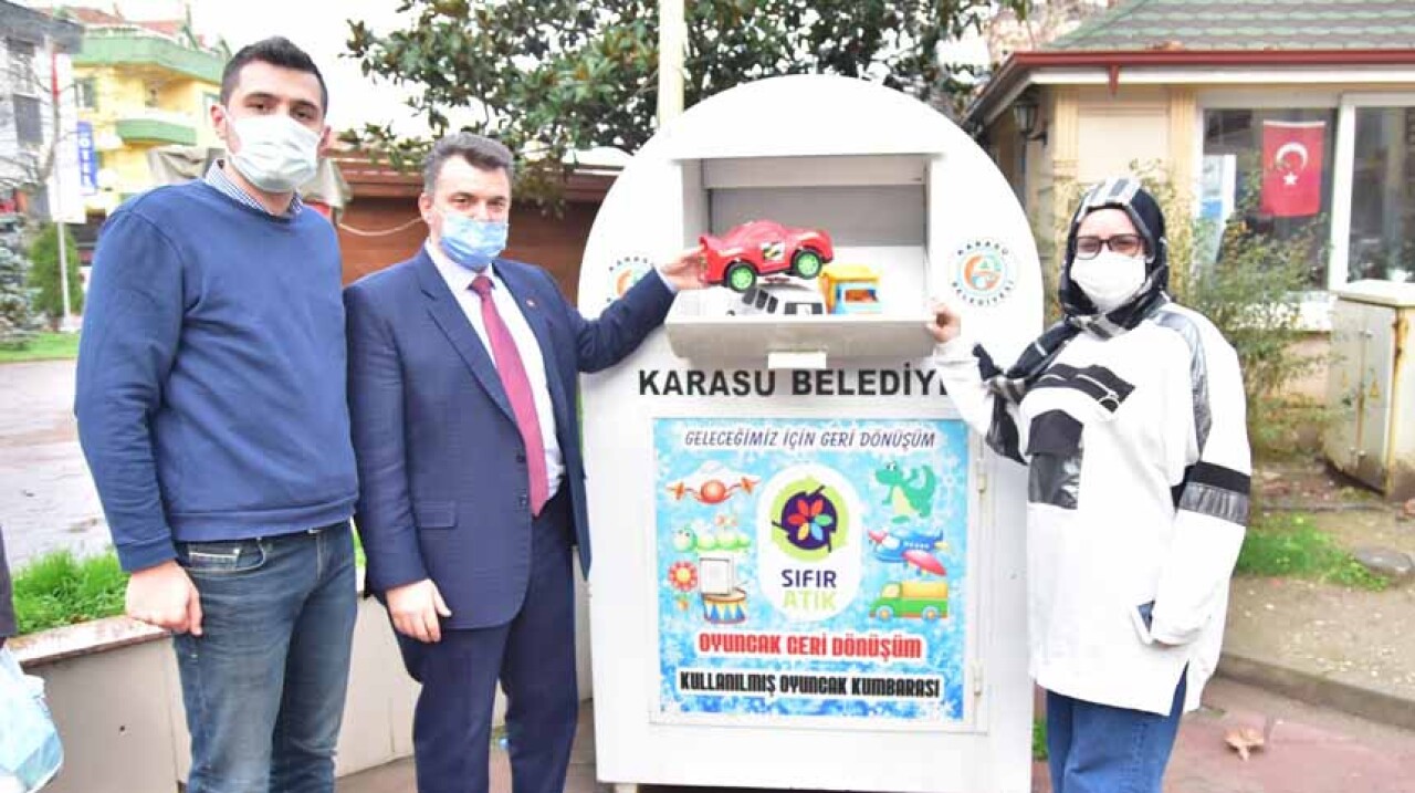 Karasu Belediyesinden Oyuncak Kumbarası Projesi