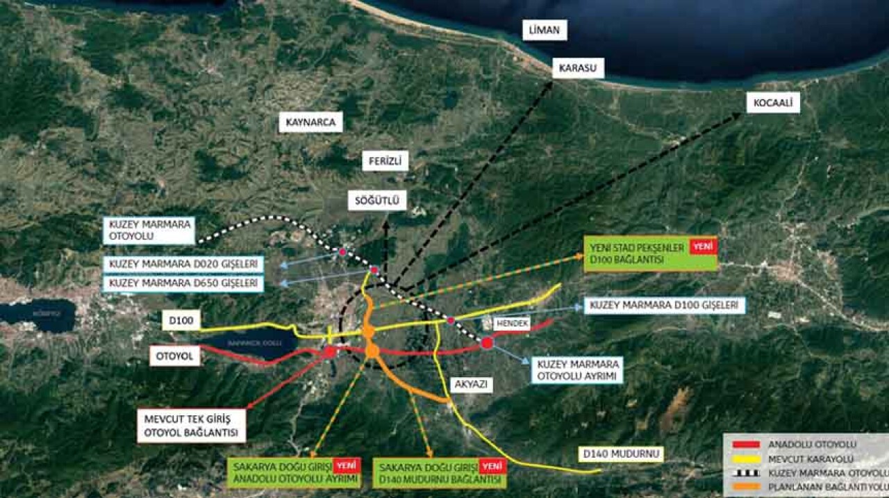 Yeni otoban girişi için kamulaştırmalara başlandı