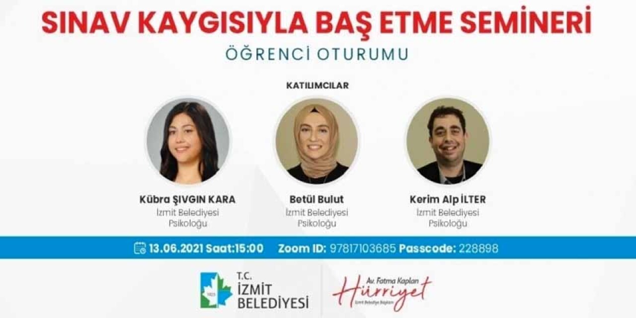 ‘Sınav Kaygısıyla Baş Etme’ Semineri