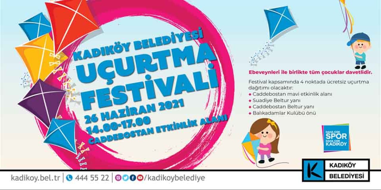 Kadıköy'de açık hava buluşmaları Uçurtma Festivali ile devam edecek