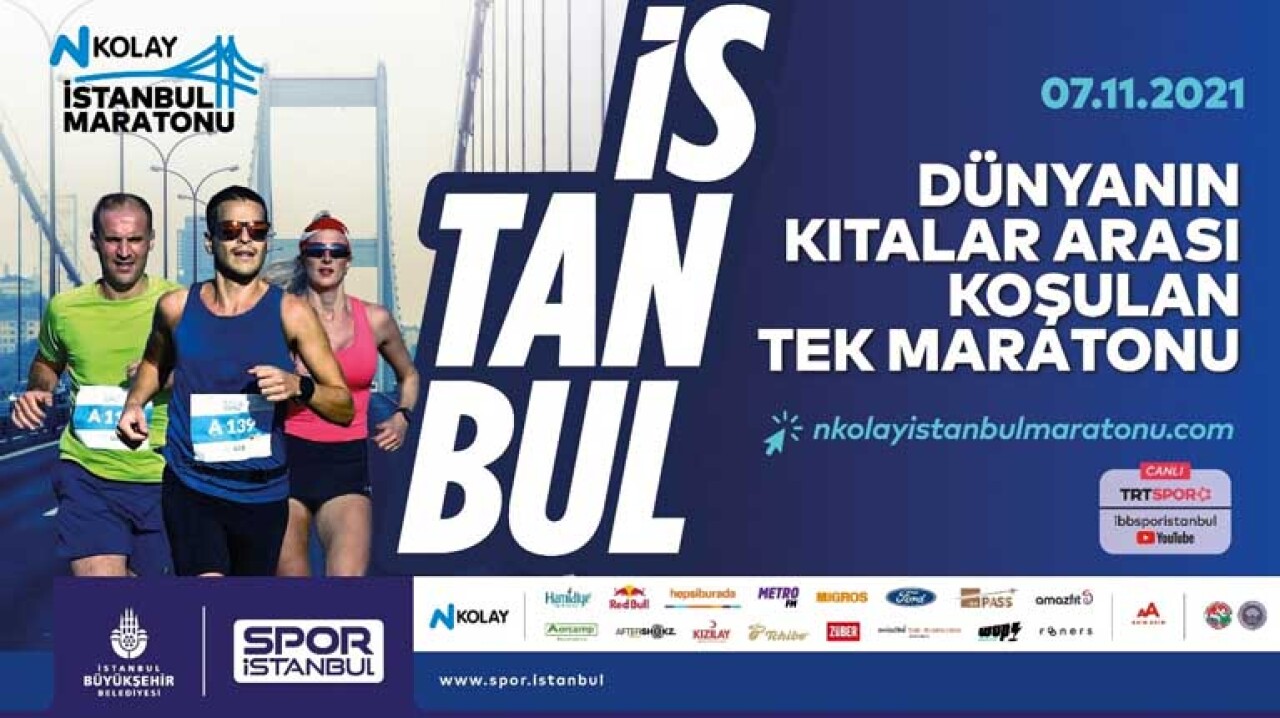 N Kolay 43. İstanbul Maratonu için geri sayım başladı