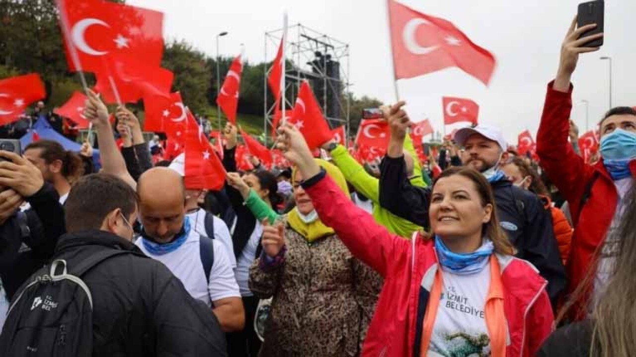 Başkan Hürriyet Halk Koşusunda