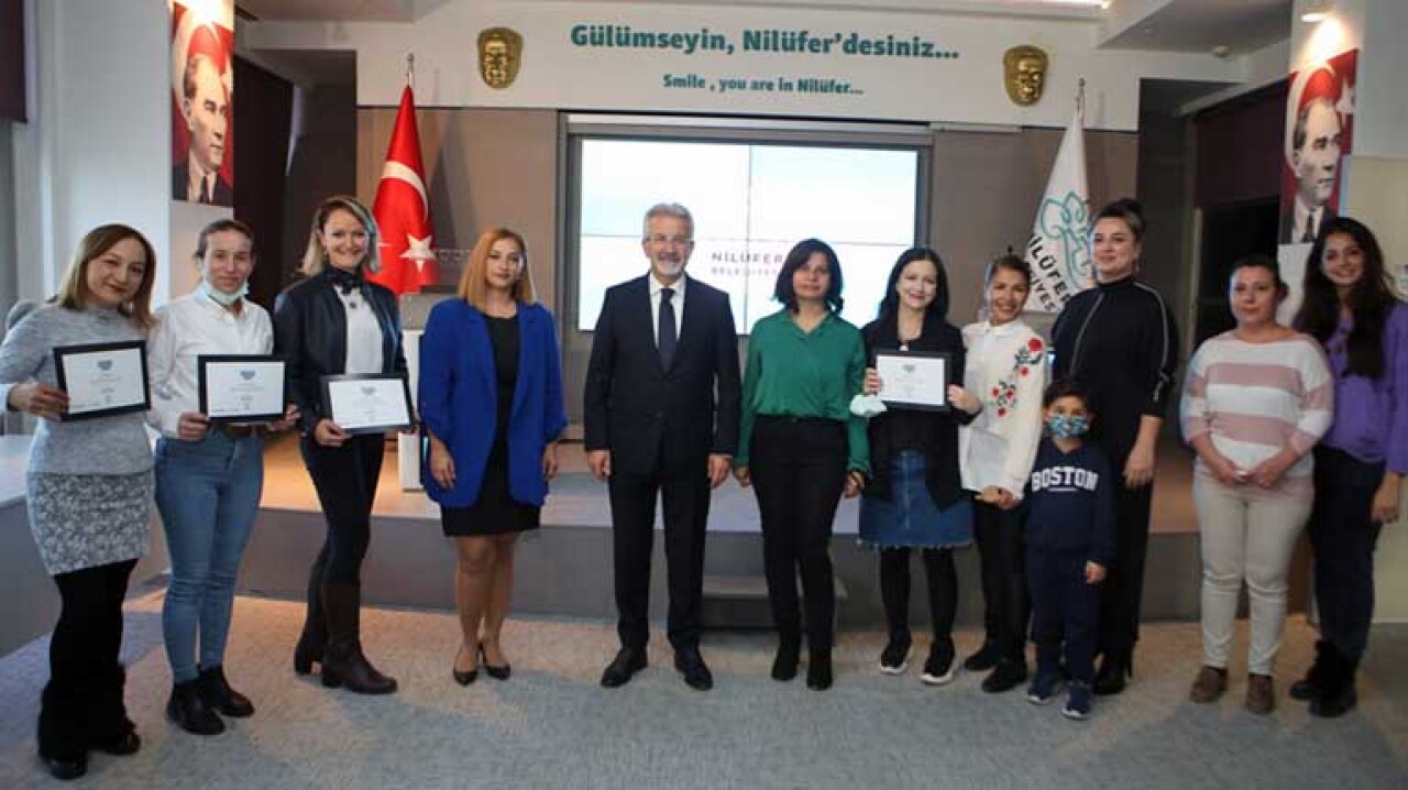 Nilüfer’de girişimci adaylarına sertifika