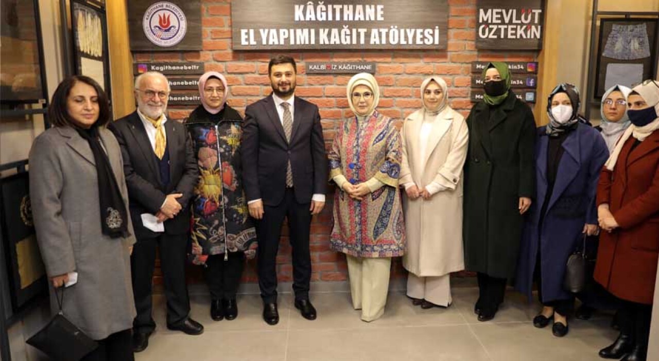 'Tekamül Sürdürülebilir Sanat Sergisi'nin açılışını Emine Erdoğan yaptı