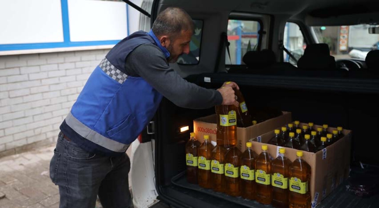 Mudanya Belediyesi’nden Sofralara Zeytinyağı Desteği