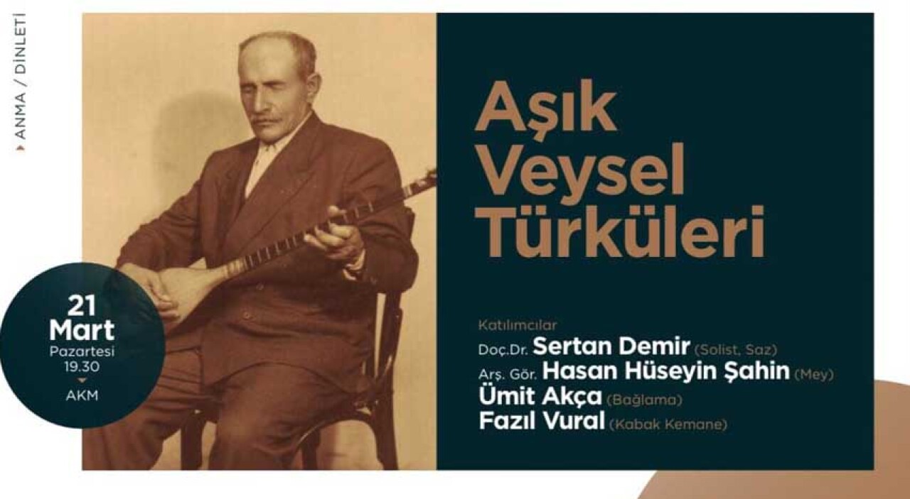 Aşık Veysel türküleriyle Sakarya'da anılacak