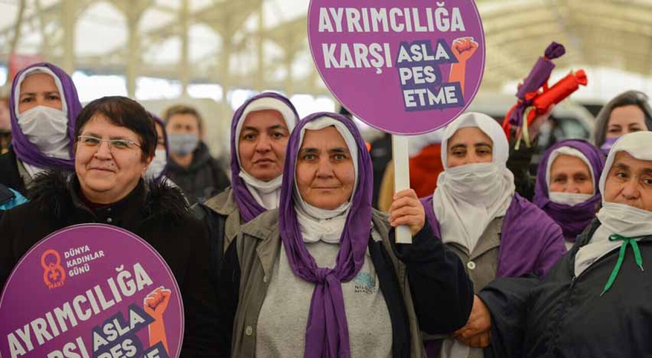 Nilüferli Kadınlar “Asla pes etme” dedi 