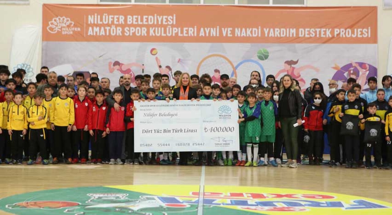 Nilüfer Belediyesi'nden amatör spora 400 bin liralık destek