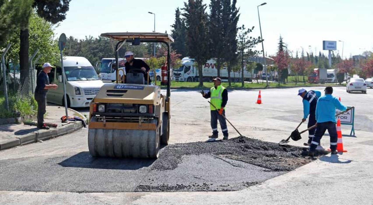 Gebze ve Çayırova’da yol onarımları yapıldı