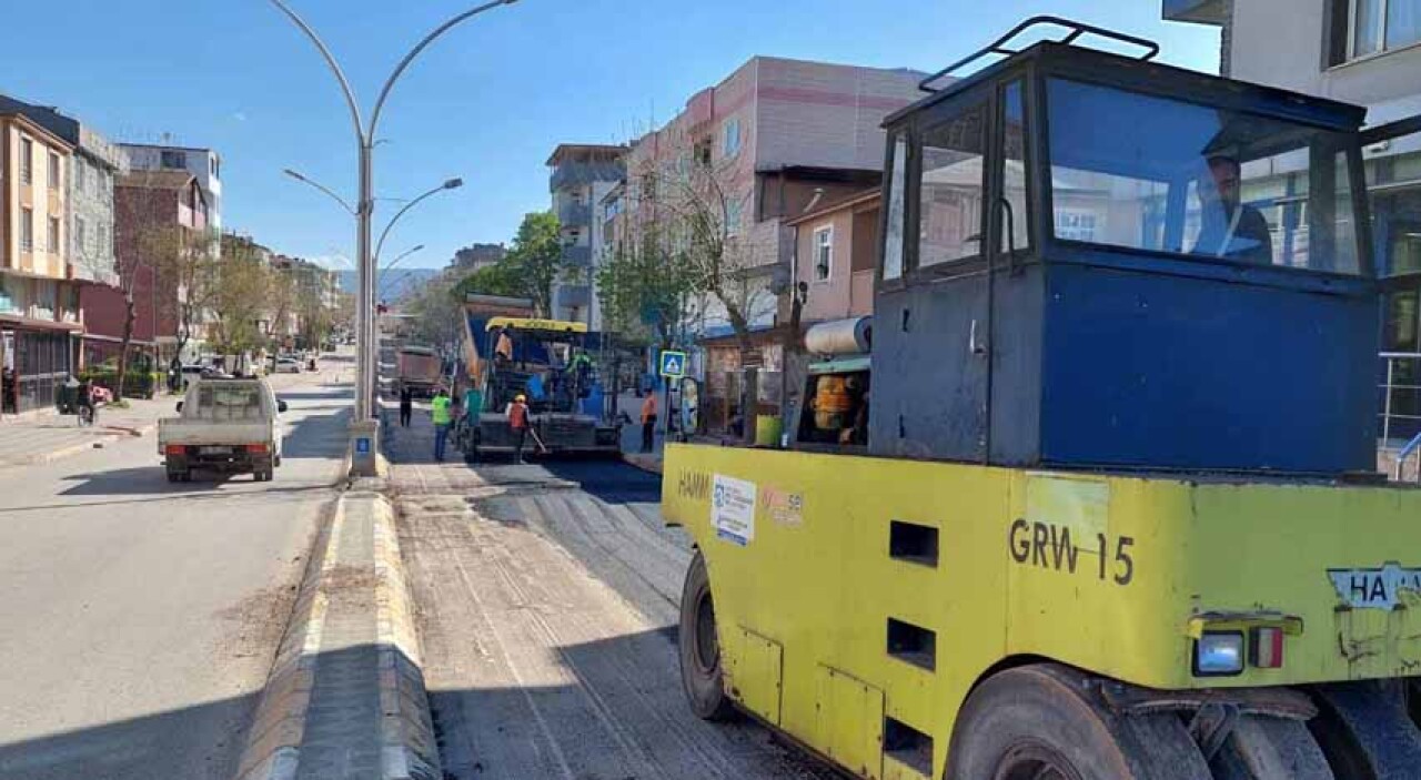 Körfez Akşemsettin Caddesi asfaltlandı