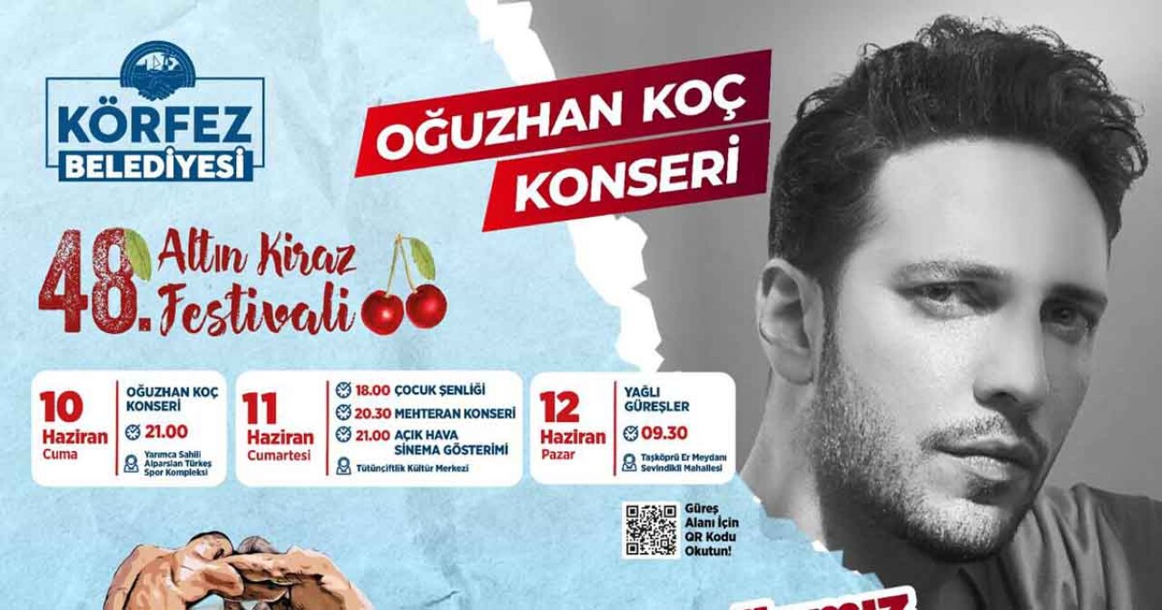 Körfez’de Kiraz Festivali 3 gün sürecek