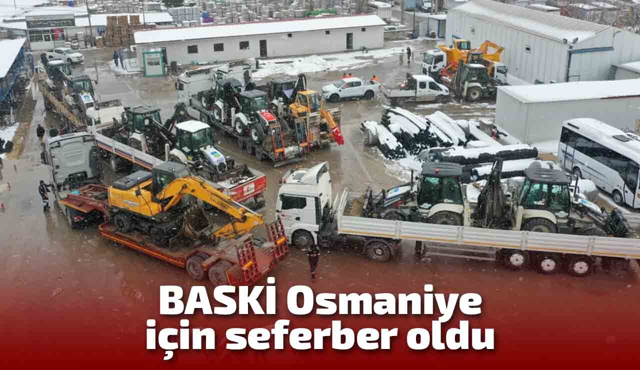 BASKİ 63 Personel 43 Araç İle Osmaniye’de