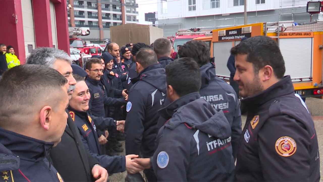 Enkazda Can Kurtaran Kahramanlar Bursa’da