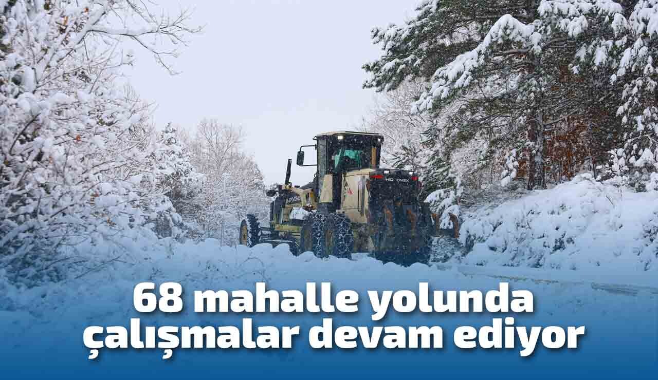 Bursa'da 540 mahalle yolu ulaşıma açıldı