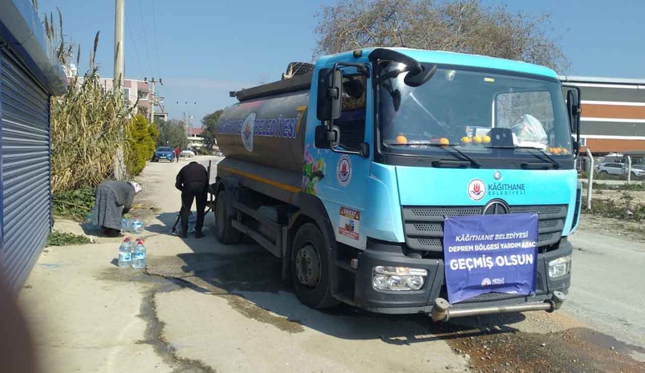 Kâğıthane Belediyesi Afetzedelerin Sağlığı İçin Sahada