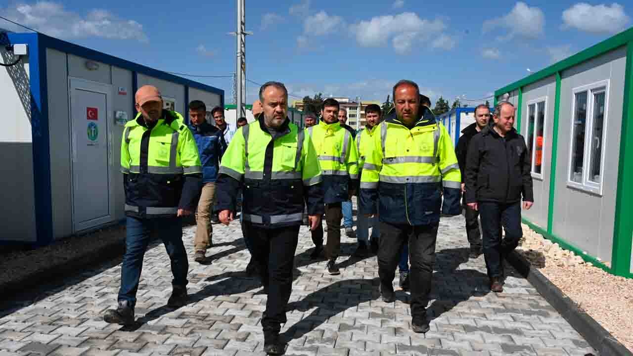 Bursa Büyükşehir’in Hatay Mesaisi Sürüyor